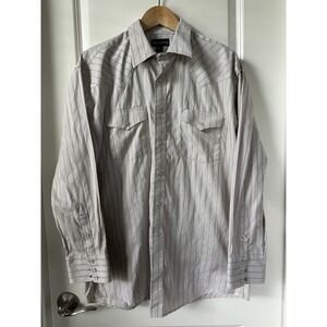 Panhandle Slim Shirt Mens 17-35 Striped Western Pearl Snap Cowboy Rodeo Button